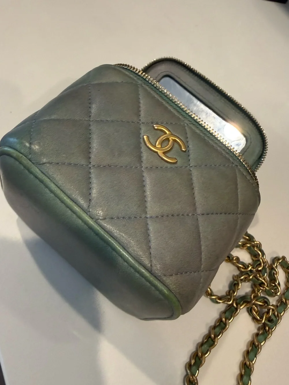 Chanel Green/Gray Vanity